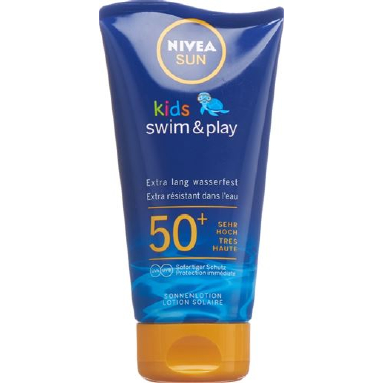 Nivea Sun Kids Swim and Play Sun Lotion SPF 50+ Extra Long Water Resistant 150 ml