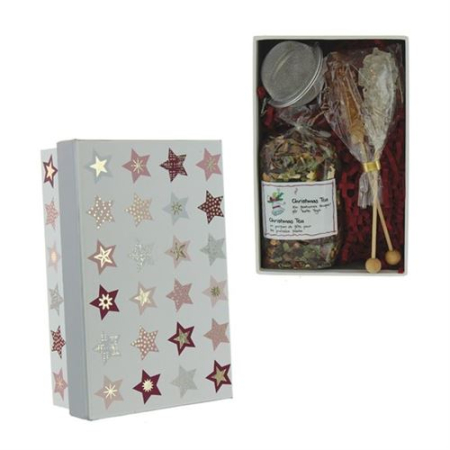 Herboristeria Box Sternenglanz with Christmas Tea sugar sieve