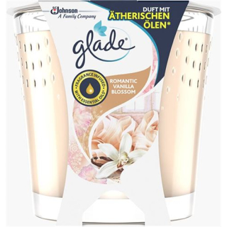 Glade Scented Candle Romantic Vanilla Blossom Glass 129 g