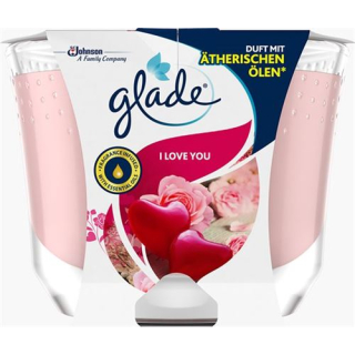 Glade Prolonged scented candle I Love You glass 224 g