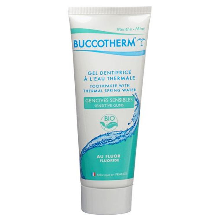 Buccotherm Zahngel អញ្ចាញធ្មេញងាយប្រតិកម្ម BIO (fluorine) 75 មីលីលីត្រ