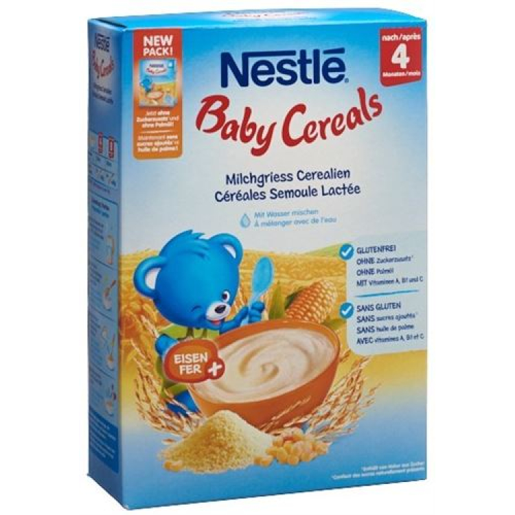 Nestlé Baby Cereals milk semolina 4 months 450g