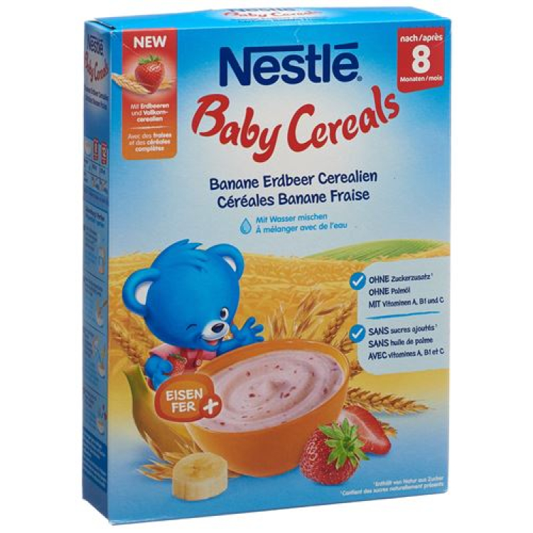 Nestlé Baby Cereals banana strawberry eight months 250 g