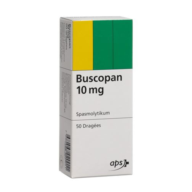 Buscopan (PI) 10 मिलीग्राम 20 पीसी खींचें