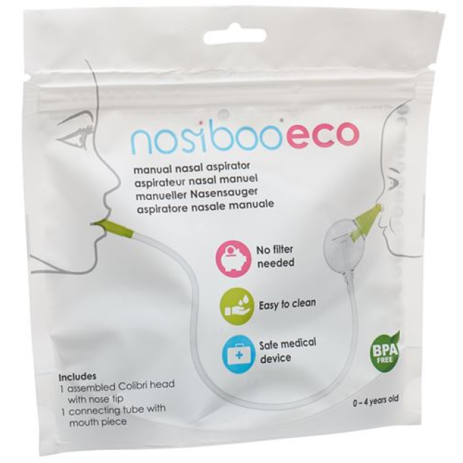 Aspirateur nasal nosiboo Eco à commande buccale acheter en ligne