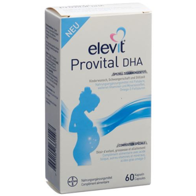 Elevit provital dha cape 60 шт