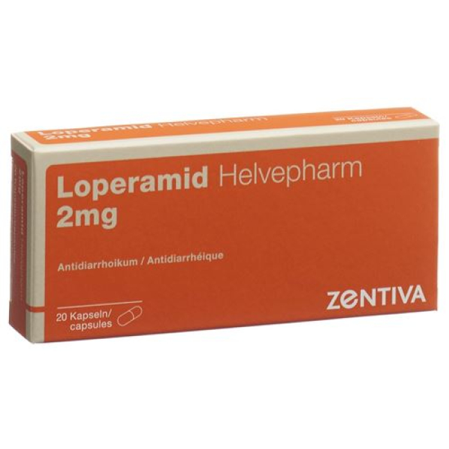 Loperamide 2 mg Helvepharm Kaps 20 pcs