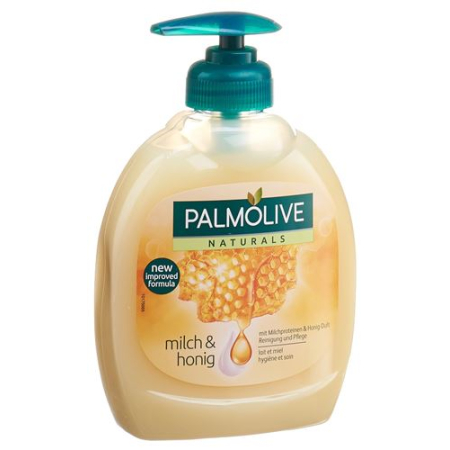 Palmolive savon liquide lait + miel Disp 300 ml