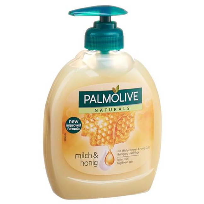 Palmolive savon liquide lait + miel Disp 300 ml