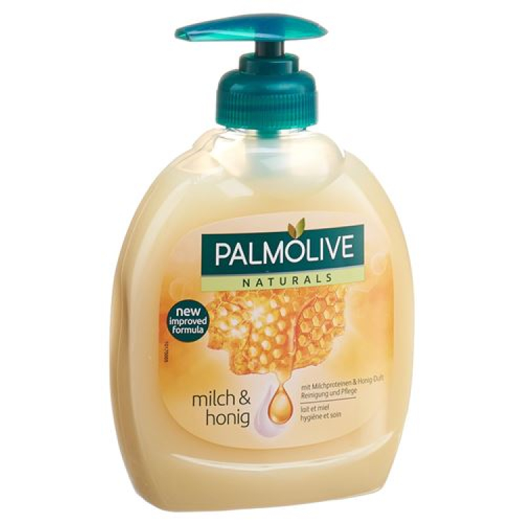 Palmolive հեղուկ օճառ կաթ + մեղր Disp 300 մլ