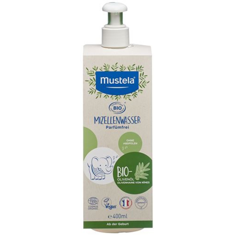 Mustela Mizellenwasser BIO 400 мл