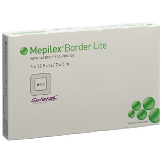 Mepilex Border Lite Silicone Foam Dressing 5x12.5cm 5 pcs