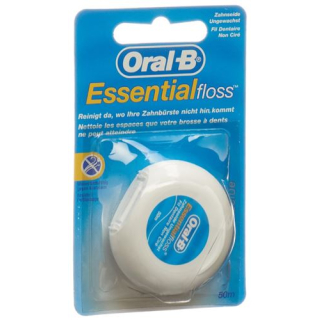 Oral-B Essentialfloss 50m tanpa lilin