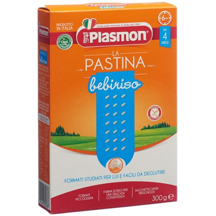 PLASMON пастина бебирисо 300 г