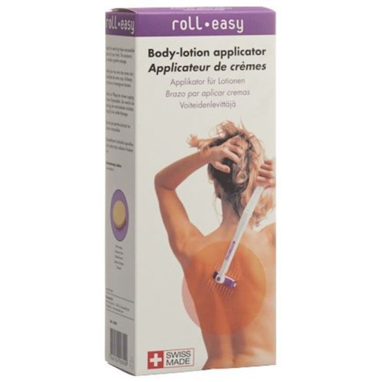 ROLL EASY Applikator für Lotionen m 4 Aufsätze