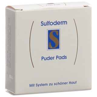 Sulfoderm S pudros pagalvėlės 3 vnt