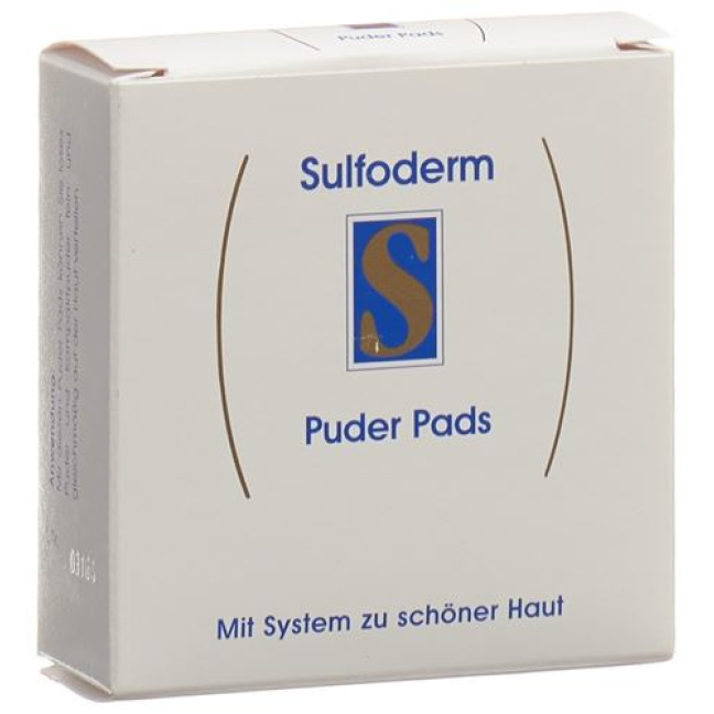 Sulfoderm S pulverpuder 3 stk