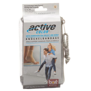 Bort ActiveColor ankle bandage M -23cm skin color
