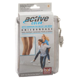 Bort active color knee support s -32cm odos spalva
