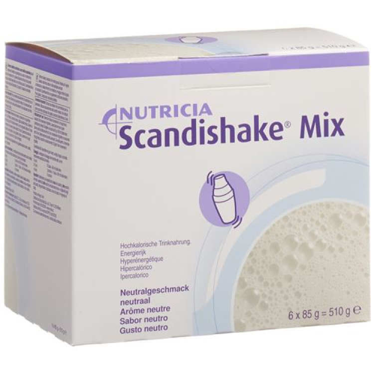 Scandishake 믹스 Plv 뉴트럴 6 x 85g