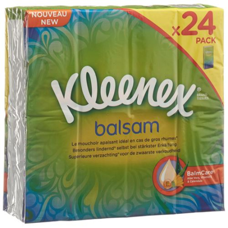 Mouchoirs Kleenex Balsam 24 x 9 unités