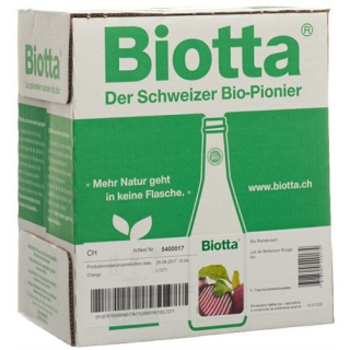 Biotta beetroot organic 6 bottles 5 dl