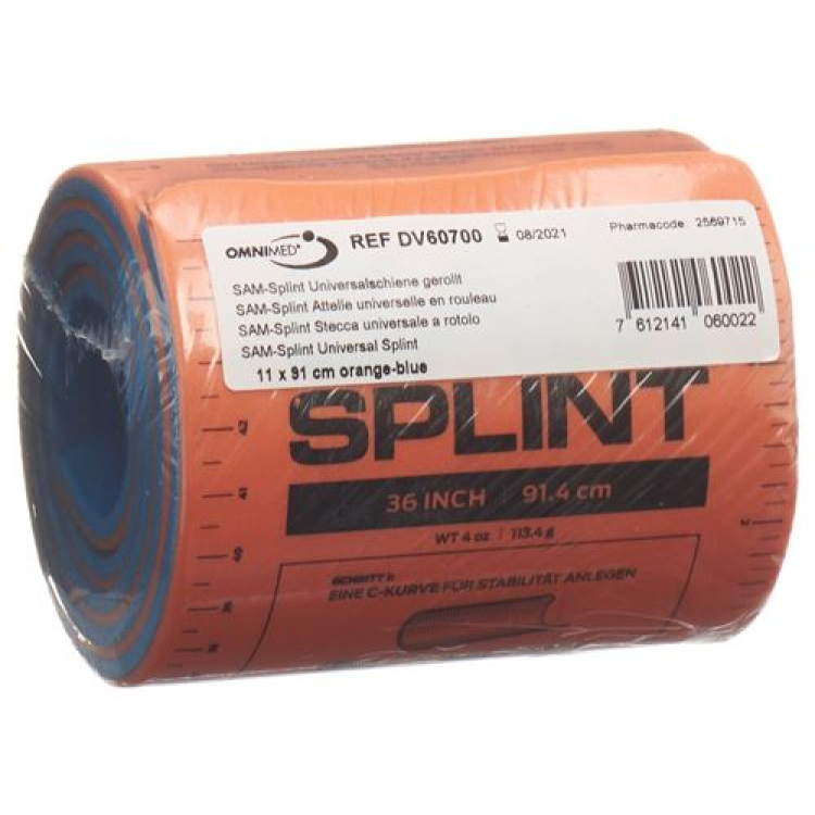 SAM SPLINT guida universale 11x91cm ruolo