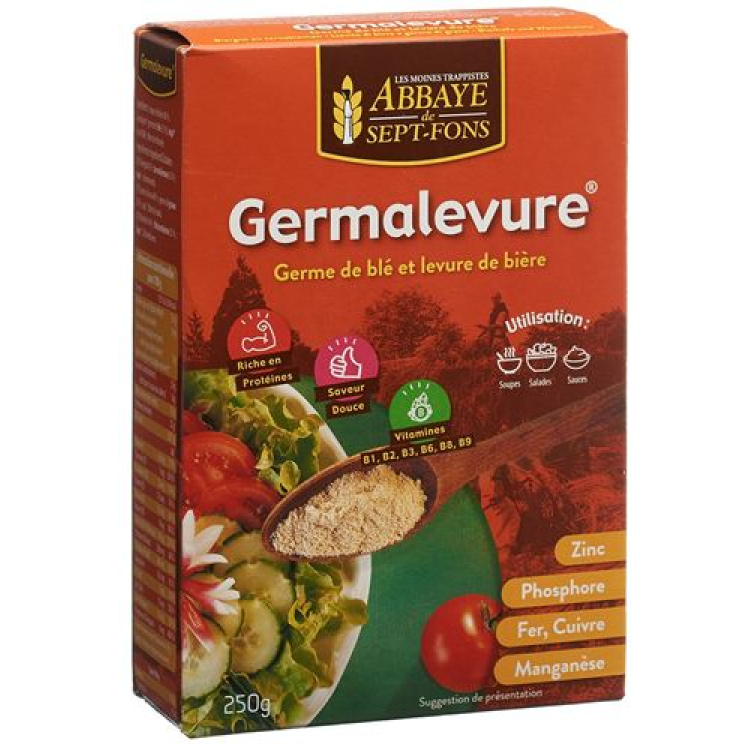 GERMALEVURE pivski kvas pšenični kalčki PLV ​​250 g