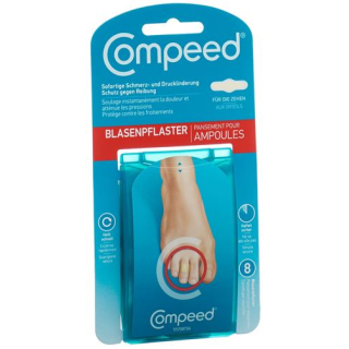 Compeed blister plasters on toes 8 pcs