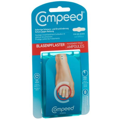 Compeed blister plasters on toes 8 pcs