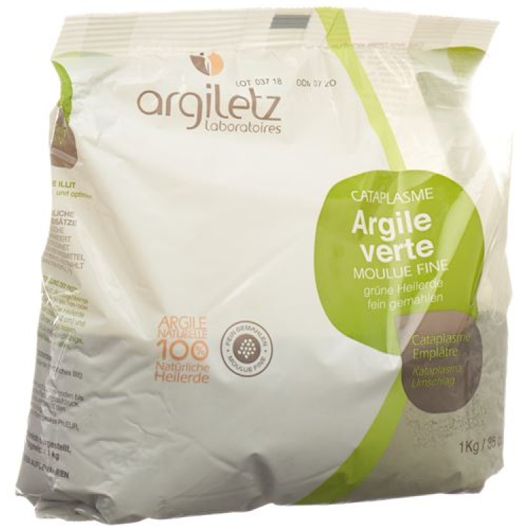 Argiletz ព្យាបាលផែនដីពណ៌បៃតង PLV 1 វិចិត្រ