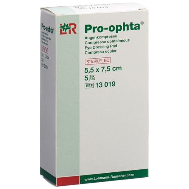 Pro Ophta sterile øyekompresser 5 stk