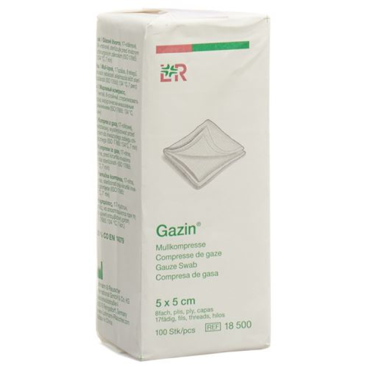 Gazin Mullkompressen 5x5cm 8 vô trùng 100 chiếc