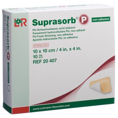 Suprasorb p превръзка от пяна 10x10cm n klebebend 10 бр.