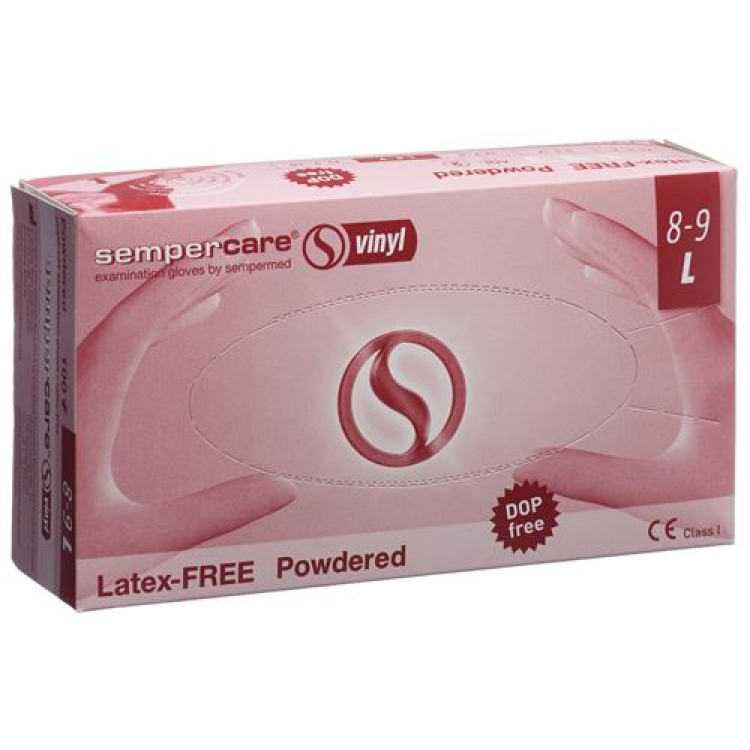 Sempercare Gloves Vinyl L припудрені 100 шт