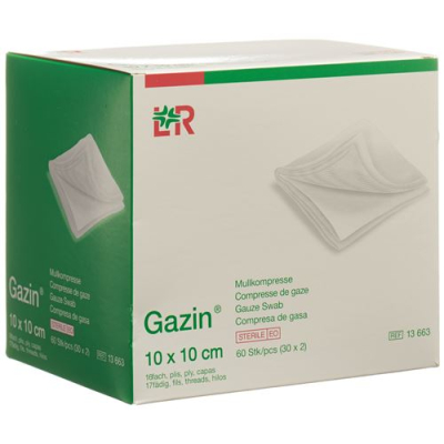 Gazin mullkompressen 10x10սմ 16x ստերիլ 30 x 2 հատ