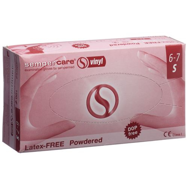 Sempercare Gloves Vinyl S припудрені 100 шт