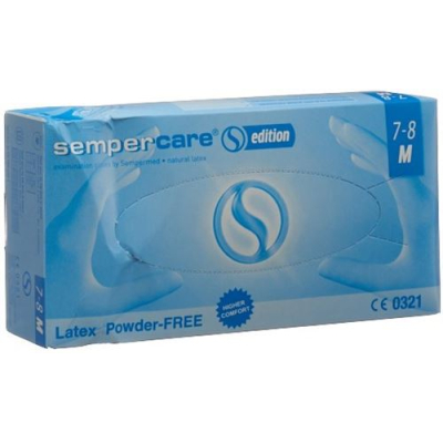 Sempercare edition pirštinės be latekso pudros m 100 vnt