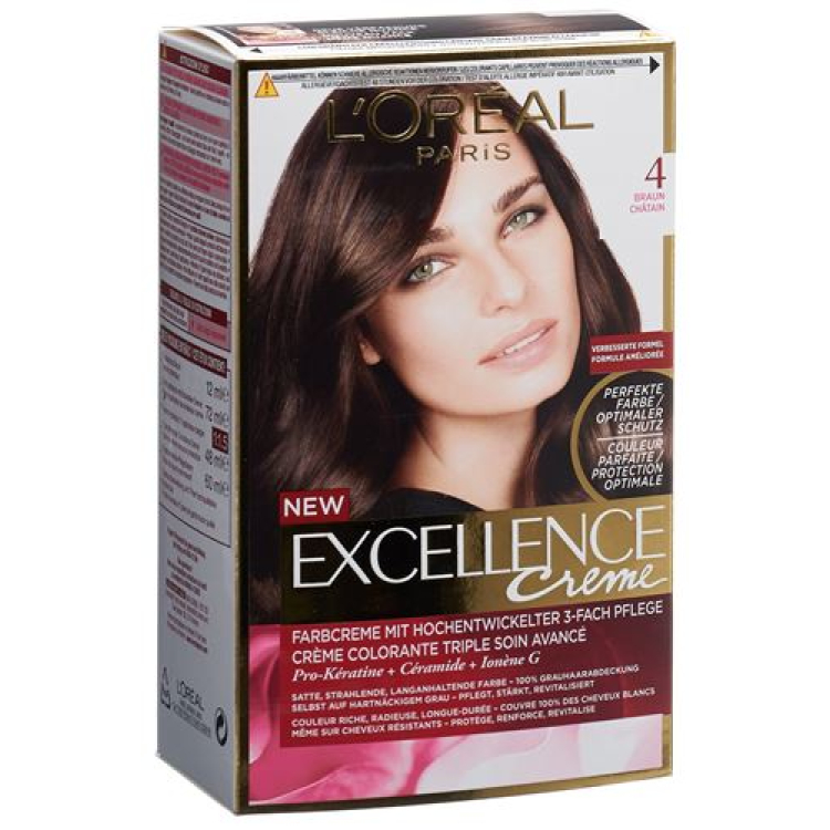 EXCELLENCE Creme Triple Prot 4 smeđa