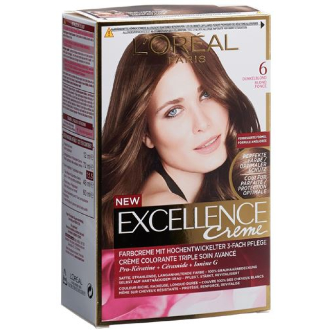 EXCELLENCE Creme Triple Prot 6 tamnoplava