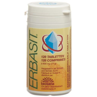 Erbasit Basic Mineralsalt med Urter 128 tabletter