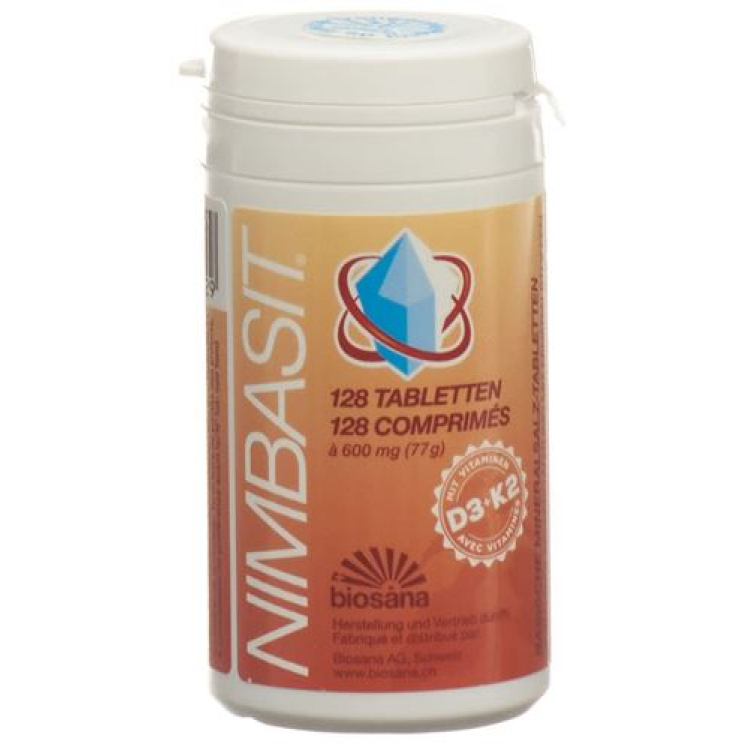 Nimbasit Mineralsalt 128 tabletter