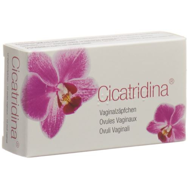 Suppositoires vaginaux Cicatridina 10 pièces