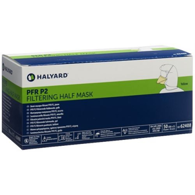 Halyard pfr p2 tbc жълта маска 50 бр