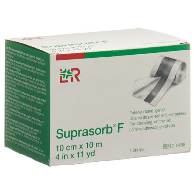 Suprasorb F filmlər assosiasiyası 10cmx10m steril rulon