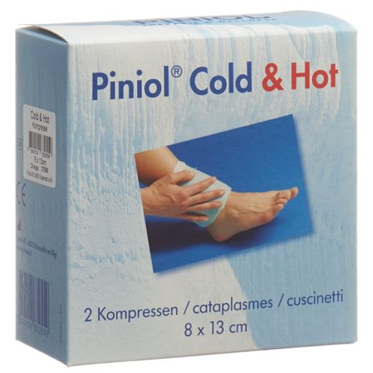 PINIOL Zimno Gorący Kompres 8cmx13cm 2szt