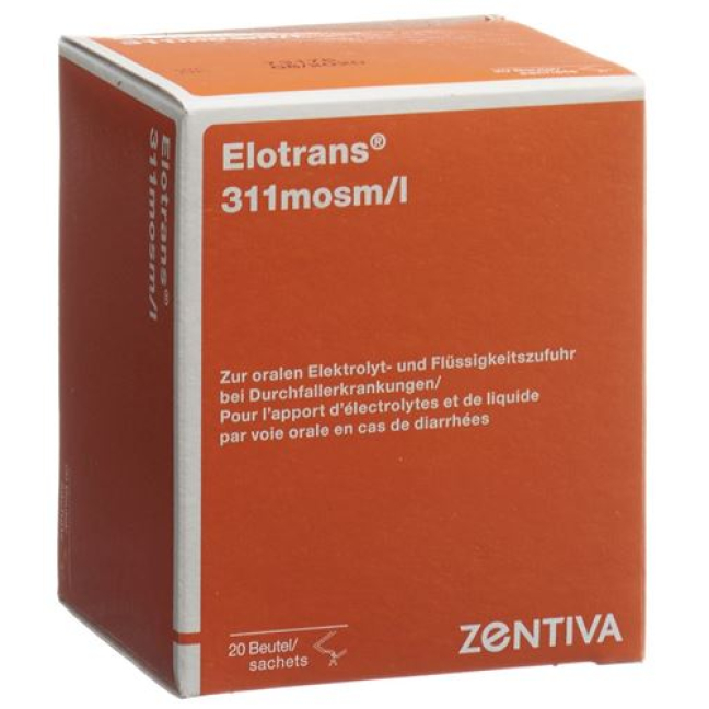 Elotrans PLV 20 Btl 6:03 g - Swissmedic-approved Antidiarrheal Medication