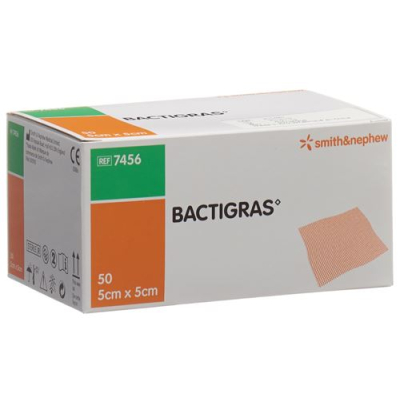 Bactigras gasvävsförband 5cmx5cm 50 bag