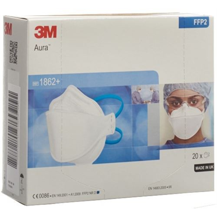 3M respirator FFP2 utan ventil 20 st