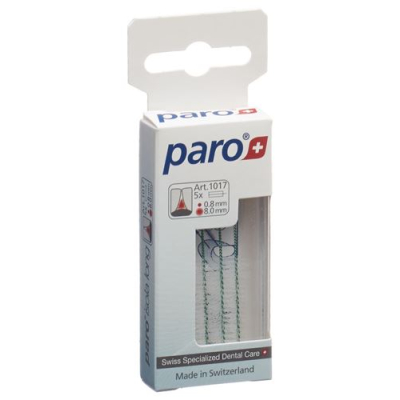 Paro isola long 8 mm medium green cyl 5 komada